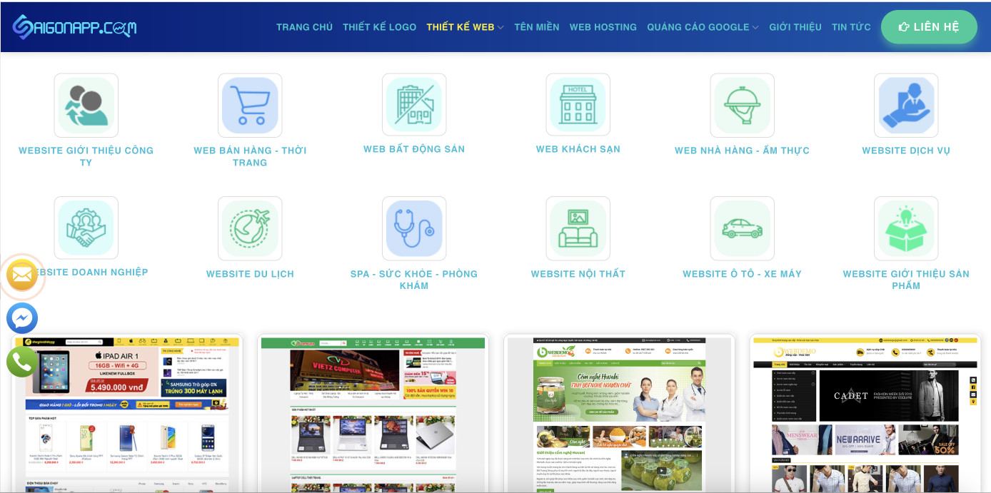 TQ - Thiết kế website TRỌN GÓI 1,990K chuyên nghiệp và uy tín cho ...