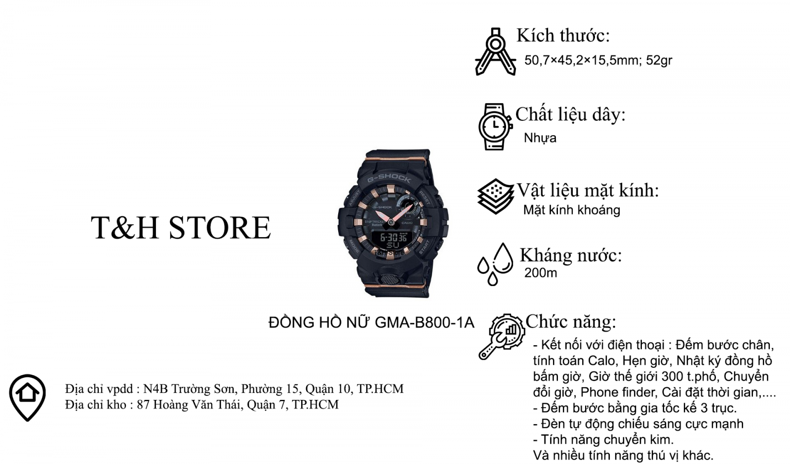 T&H Store - Chuyên đồng hồ Casio chính hãng, xách tay - 12