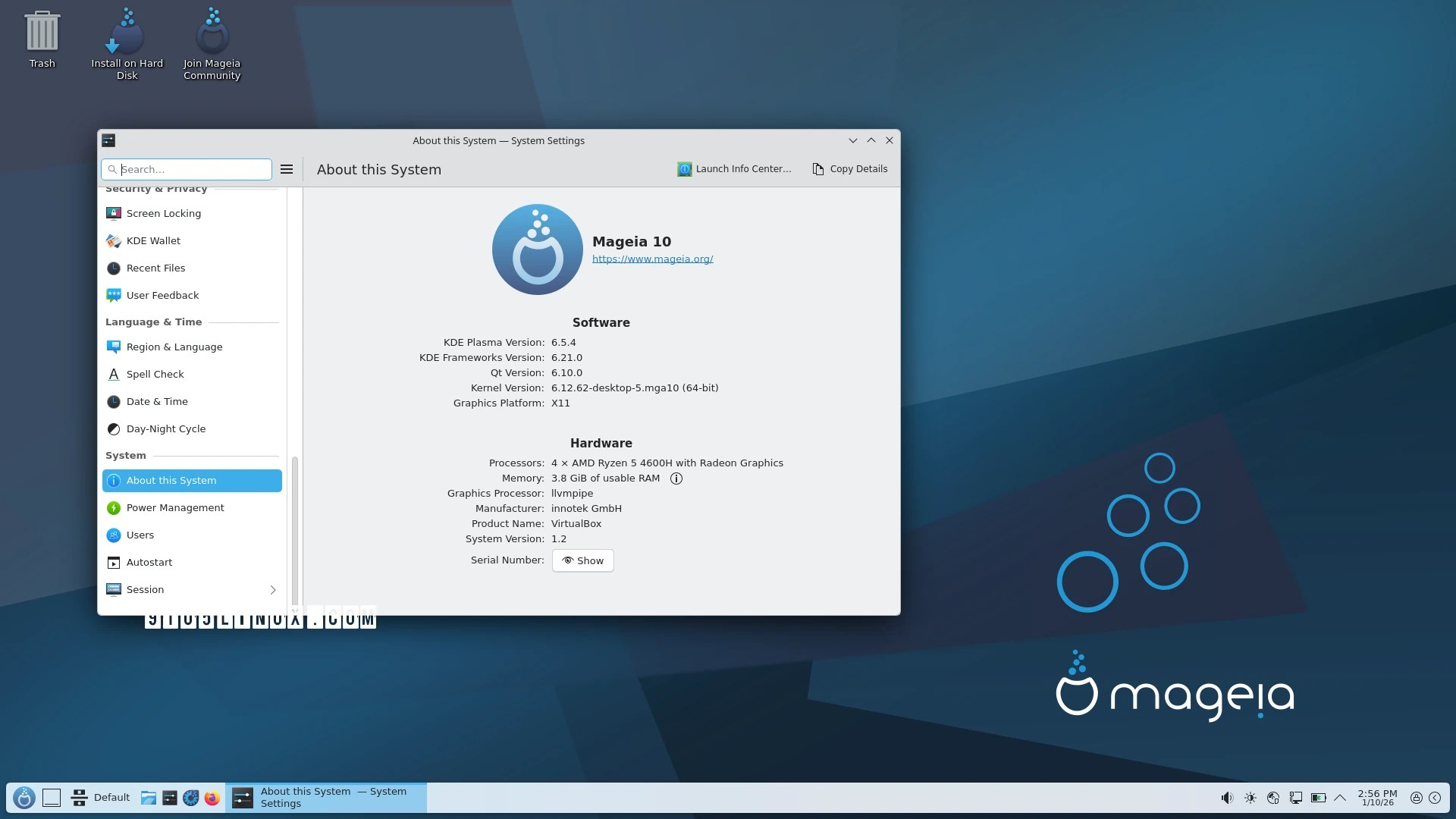 Mageia 10 Alpha