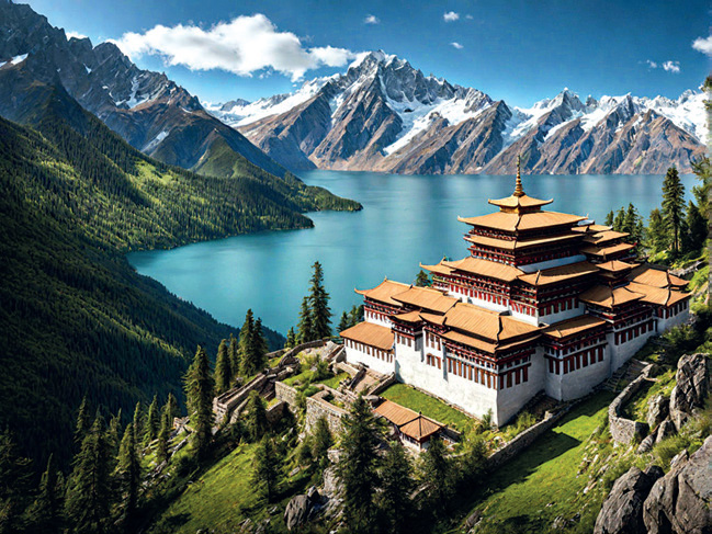Cao nguyên Tây Tạng ởchâu Á là cao nguyên cao nhất(với độ cao trung bình 4.500mét so với mực nước biển) vàrộng nhất thế giới (với diệntích 2.500.000 km2).