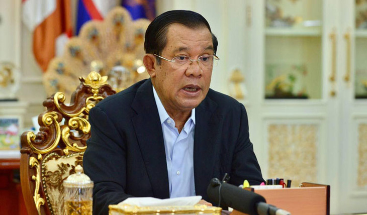 Cựu thủ  tướng Hun Sen cho rằng cựu chủ tịch CLC Ath Thorn chỉ giả vờ chống chính phủ để lấy lòng các tổ chức đối lập - Ảnh: KHMER TIMES