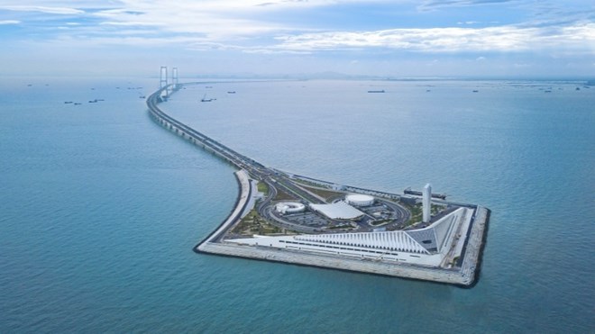 Siêu dự án vượt biển dài 24km Thâm Quyến - Trung Sơn chờ ngày thông xe