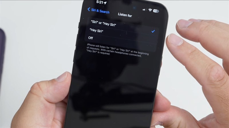 iOS 17 vẫn cho phép người dùng điều chỉnh để hệ thống nghe cả câu lệnh 