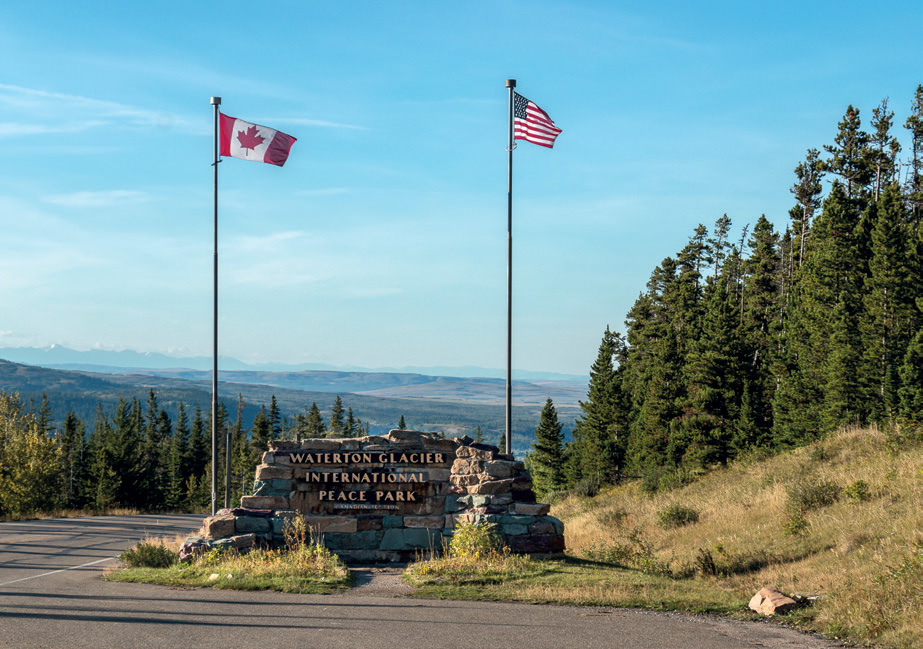 Canada và Hoa Kỳ có đường biên giớichung dài tới 8.890 km.