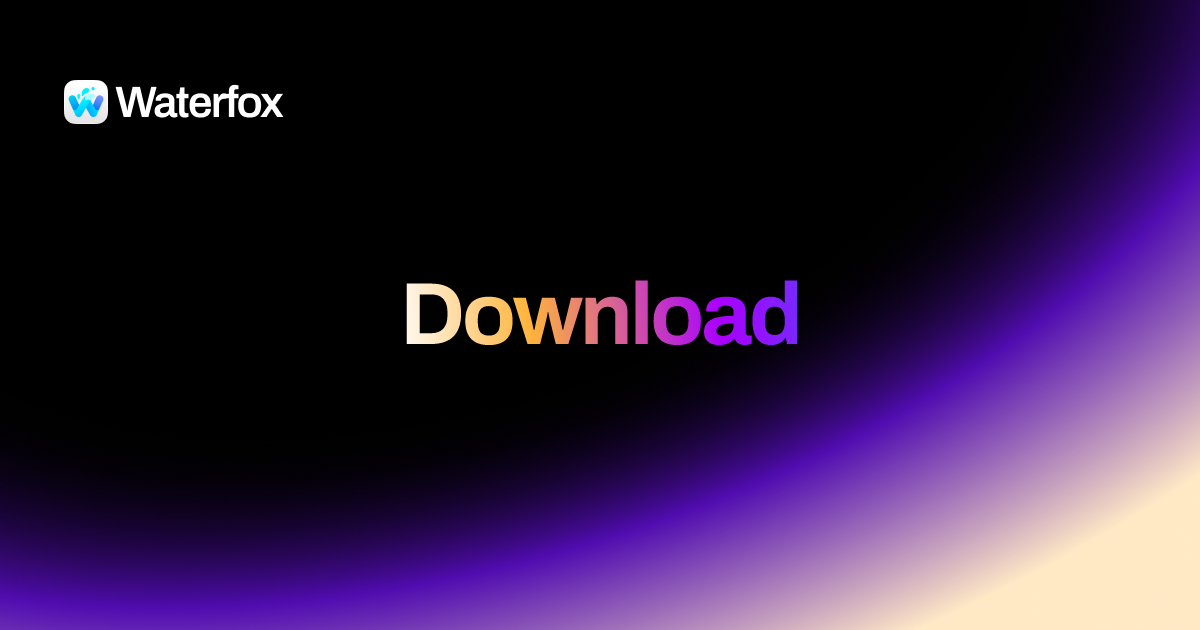 www.waterfox.com