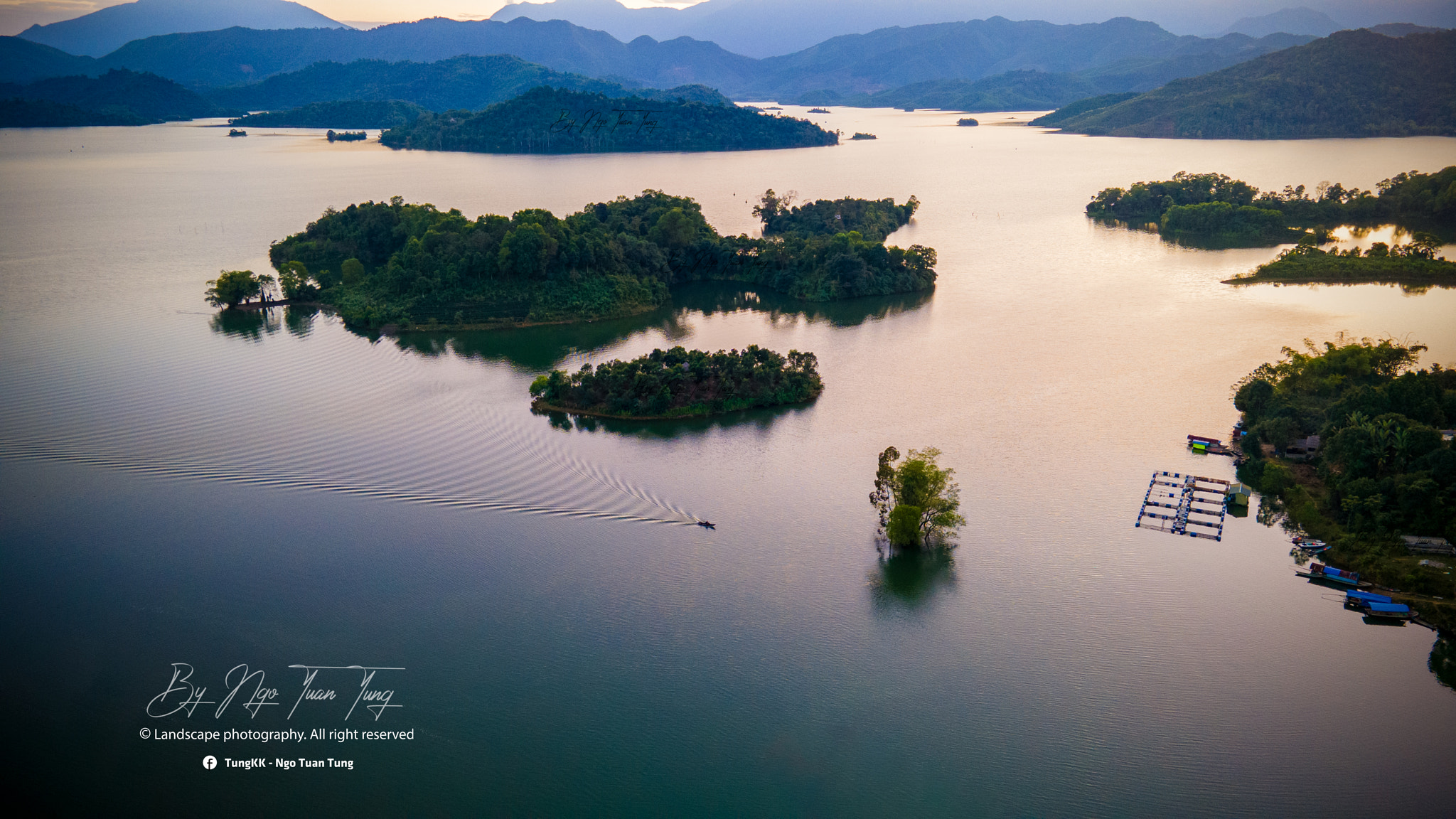 Sunset Nui Coc Lake, Thai Nguyen, Viet Nam by Tung Ngo Tuan on 500px.com