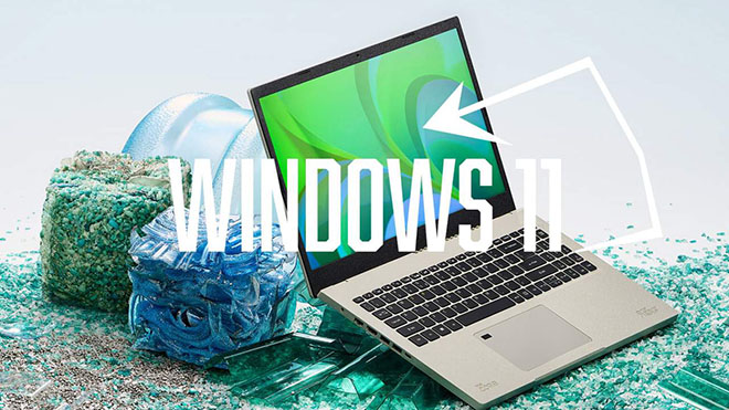 Acer khoe ba mẫu laptop Windows 11 đầu tiên - 1