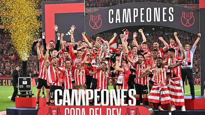 Bilbao đã có chức vô địch Cúp Nhà Vua đầu tiên sau 40 năm chờ đợi