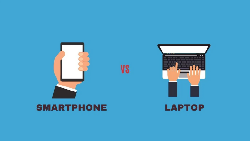 Smartphone và máy tính đều có những ưu/nhược điểm riêng. (Nguồn: NepaliTelecom).