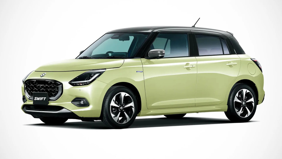 Suzuki mới công bố lượng ảnh và thông tin khá hạn chế về Swift đời mới, tuy nhiên từ những dữ liệu đã công bố bản thành phẩm không khác gì bản concept hãng ra mắt tại triển lãm Japan Mobility Show 2023 tổ chức cuối tháng 10 vừa qua - Ảnh: Suzuki