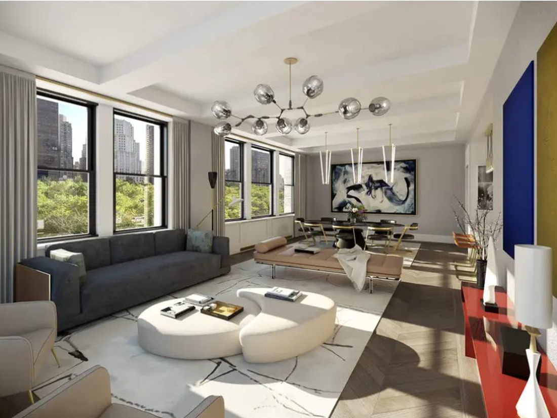 Nội thất căn hộ penthouse ở New York - Ảnh: ViSUALHOUSE