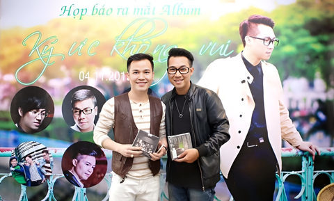 Ca sĩ Tuấn Khang (trái) và nhạc sĩ Hoàng Luân - Ảnh: NVCC 