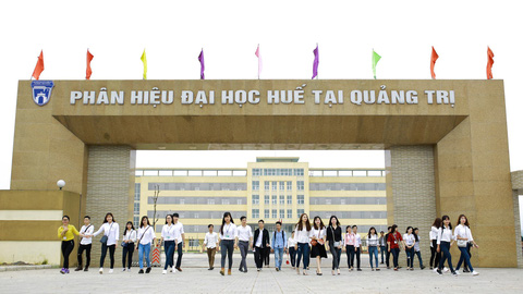 Phân hiệu Đại học Huế tại Quảng Trị hiện có quy mô đào tạo cực kỳ thấp - Ảnh: N.T