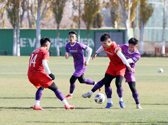 Ông Park cho U23 Việt Nam đá đối kháng để tìm đội hình mạnh đấu U23 Myanmar - Ảnh 1.