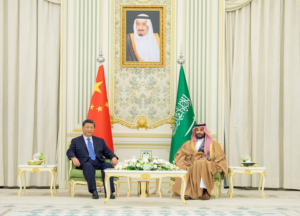 Thái tử Saudi Arabia Mohammed bin Salman tiếp Chủ tịch Trung Quốc Tập Cận Bình - Ảnh 1.