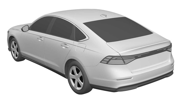 Honda Accord 2023 lộ nhiều hình ảnh hoàn chỉnh: Nhiều điểm giống Civic - Ảnh 2.
