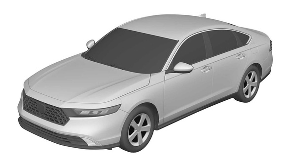 Honda Accord 2023 lộ nhiều hình ảnh hoàn chỉnh: Nhiều điểm giống Civic - Ảnh 1.