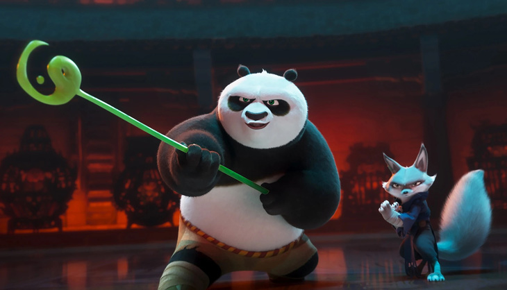 Sau 3 phần phim, cả gấu Po lẫn DreamWorks đều đang muốn tìm người kế thừa cho danh hiệu Thần Long Đại Hiệp, kết thúc hành trình của chú gấu trúc giỏi võ - Ảnh: DreamWorks