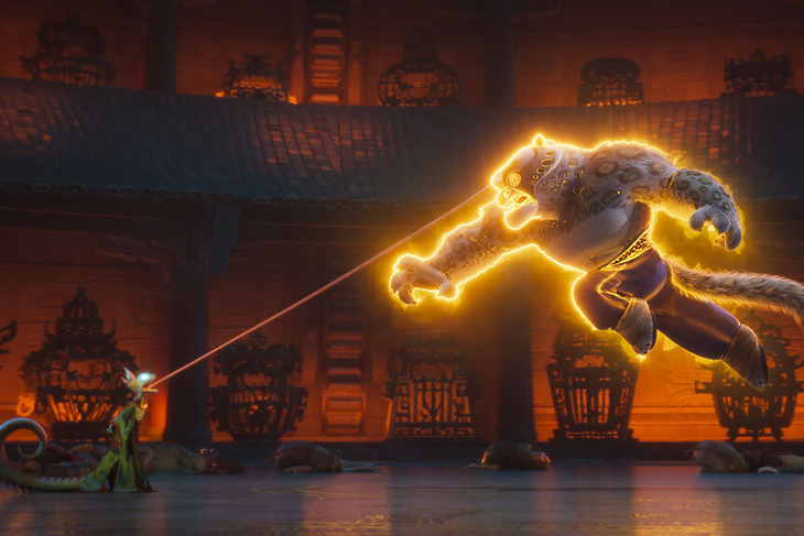 Người hâm mộ dòng phim rất hào hứng với sự trở lại của Tai Lung, phản diện của phần phim gốc - Ảnh: DreamWorks