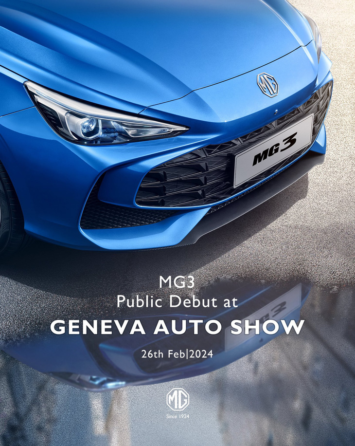 Ảnh teaser MG3 đời mới xác định thời điểm xe ra mắt trong tháng 2 - Ảnh: MG Europe