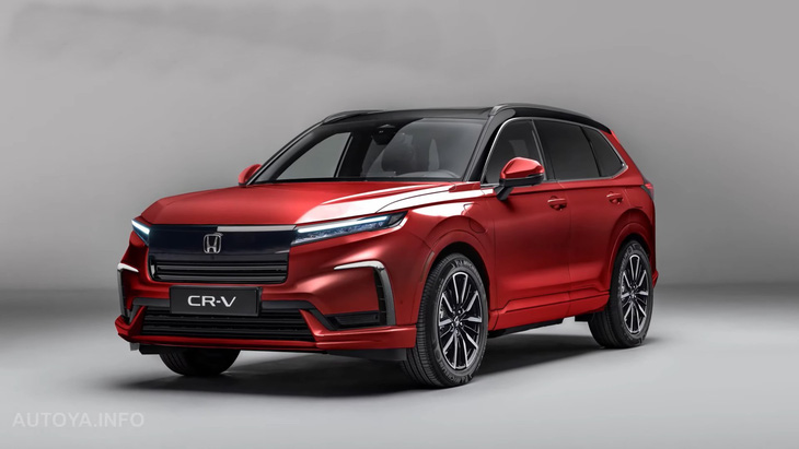 Dự đoán thiết kế Honda CR-V facelift 2025 - Ảnh: AutoYa