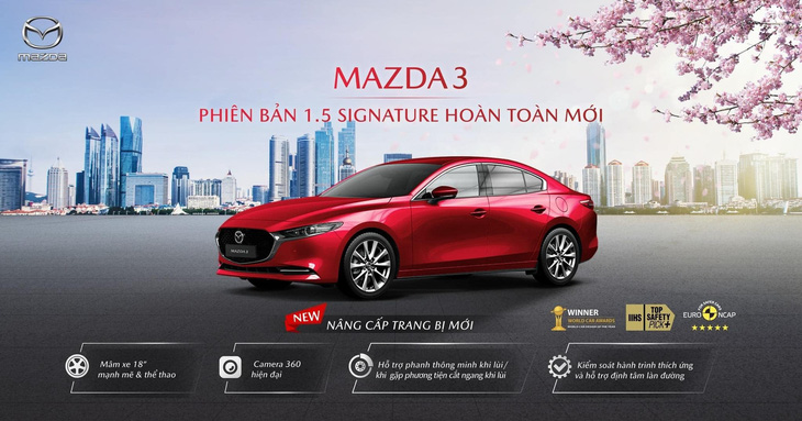 Mazda3 1.5 Signature đã xuất hiện trên website của Mazda Việt Nam - Ảnh: Mazda Việt Nam