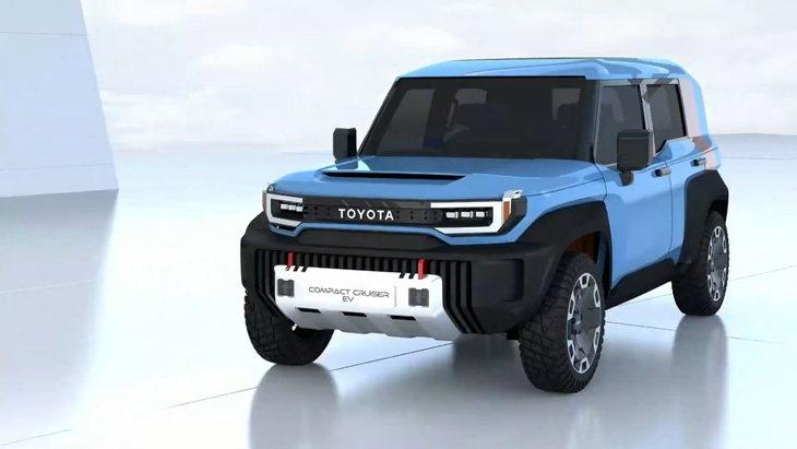 Thiết kế Toyota Land Cruiser FJ lấy nguyên mẫu từ concept Compact Cruiser EV ra mắt vào 2021 - Ảnh: Toyota