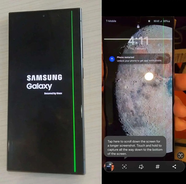 Diễn đàn Reddit ghi nhận trường hợp Galaxy S24 Ultra bị sọc màn hình chỉ sau vài ngày sử dụng- Ảnh 1.