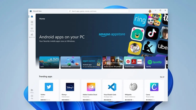 Nhờ Amazon, Windows 11 vẫn có thể chạy được định dạng ứng dụng mới của Android - Ảnh 1.