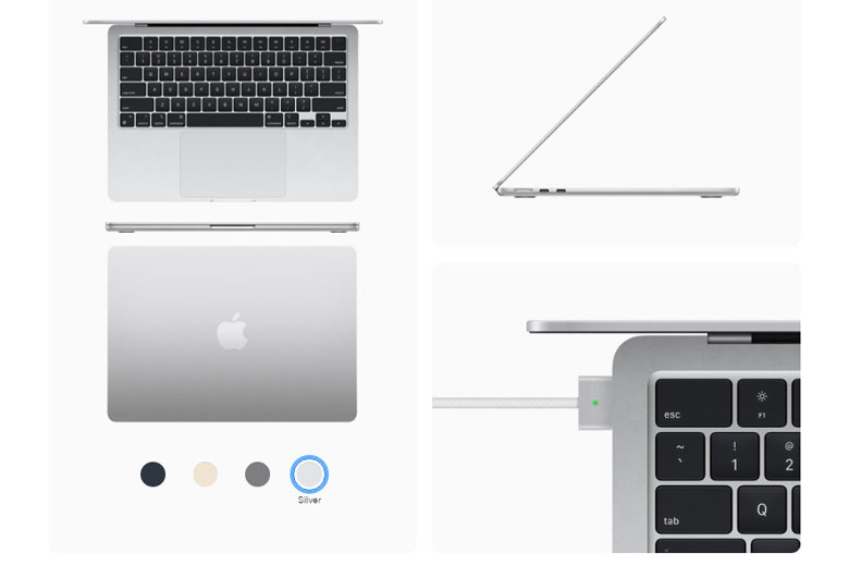 Apple Macbook Air M2 256GB 2022 MLXY3SA/A (Silver)