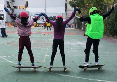 It's an incredible feeling': the Greek skateboarders getting girls and refugees onboard | Women's rights and gender equality | The Guardian