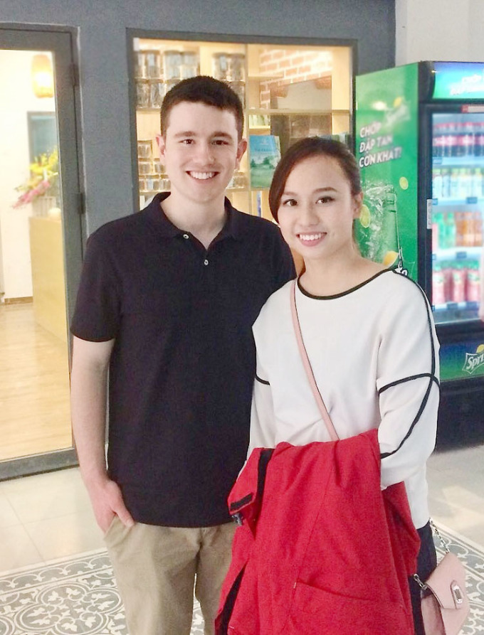 Chance và Anh Phương lần đầu gặp nhau tại Hà Nội, năm 2018. Ảnh: Vũ Anh Phương