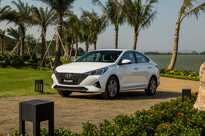 Hyundai Accent đời 2021 tại Ninh Bình. Ảnh: TC Motor