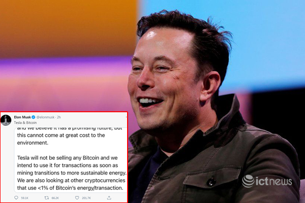 Elon Musk 'nhuộm đỏ' sàn tiền ảo, thổi bay 300 tỷ USD vốn hóa