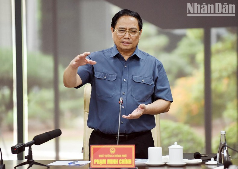 [Ảnh] Thủ tướng Phạm Minh Chính thăm Nhà máy sản xuất, lắp ráp ô-tô Hyundai Thành Công ảnh 8
