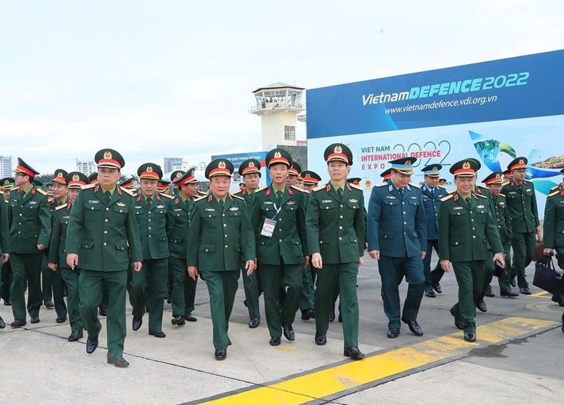 [Ảnh] Tổng duyệt Triển lãm Quốc phòng quốc tế Việt Nam 2022 ảnh 1