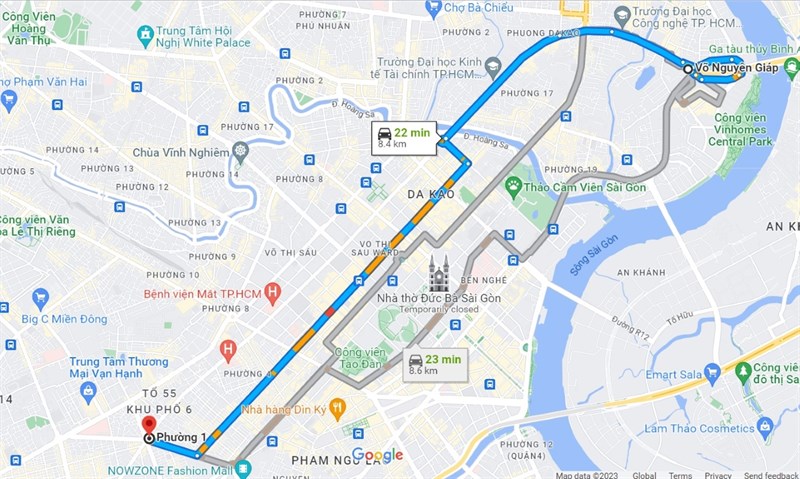 ‘Tên đường Điện Biên Phủ bị đổi thành Võ Nguyên Giáp trên Google Maps  - Ảnh 1.