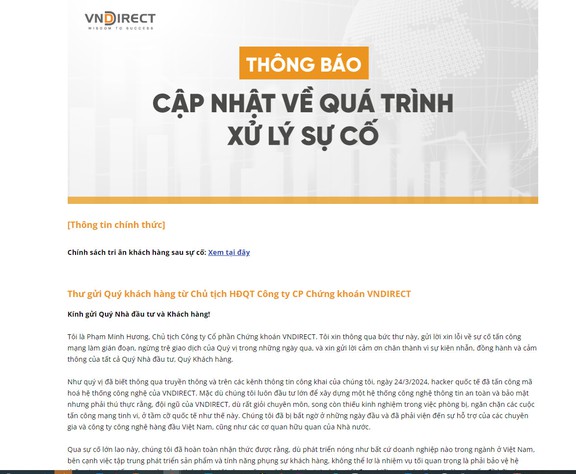 VNDirect mở lại giao dịch, khách hàng thất vọng 'mở lại cũng như không'- Ảnh 1.