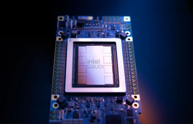 Intel đã trình làng loại chip trí tuệ nhân tạo (AI) mới nhất của hãng, có tên gọi Gaudi 3. (Nguồn: Anandtech)