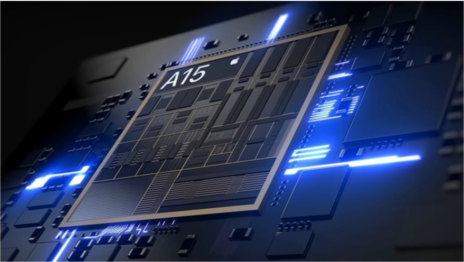 Bản tiêu chuẩn của dòng iPhone 14 năm nay lại sử dụng chip A15 Bionic vốn đang được dùng cho iPhone 13. Ảnh: Apple