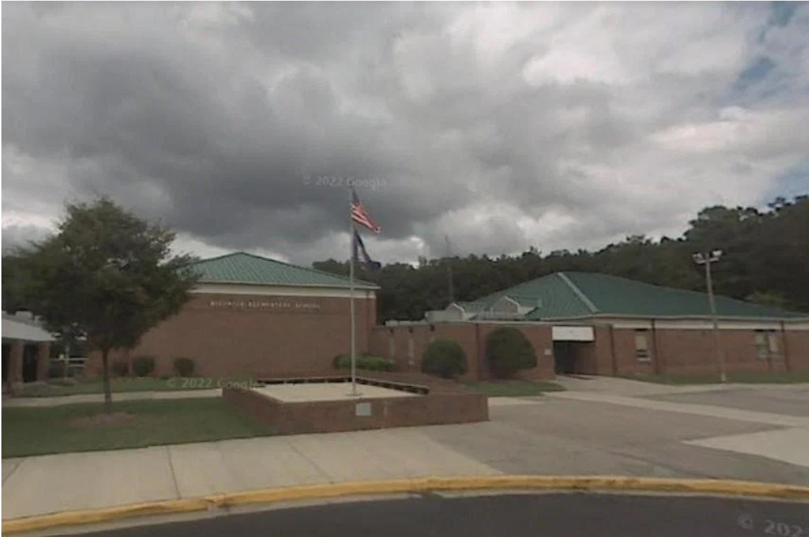 Vụ nổ súng xảy ra tại  trường tiểu học Richneck ở Newport News, Virginia, Mỹ.  Ảnh: Google Maps