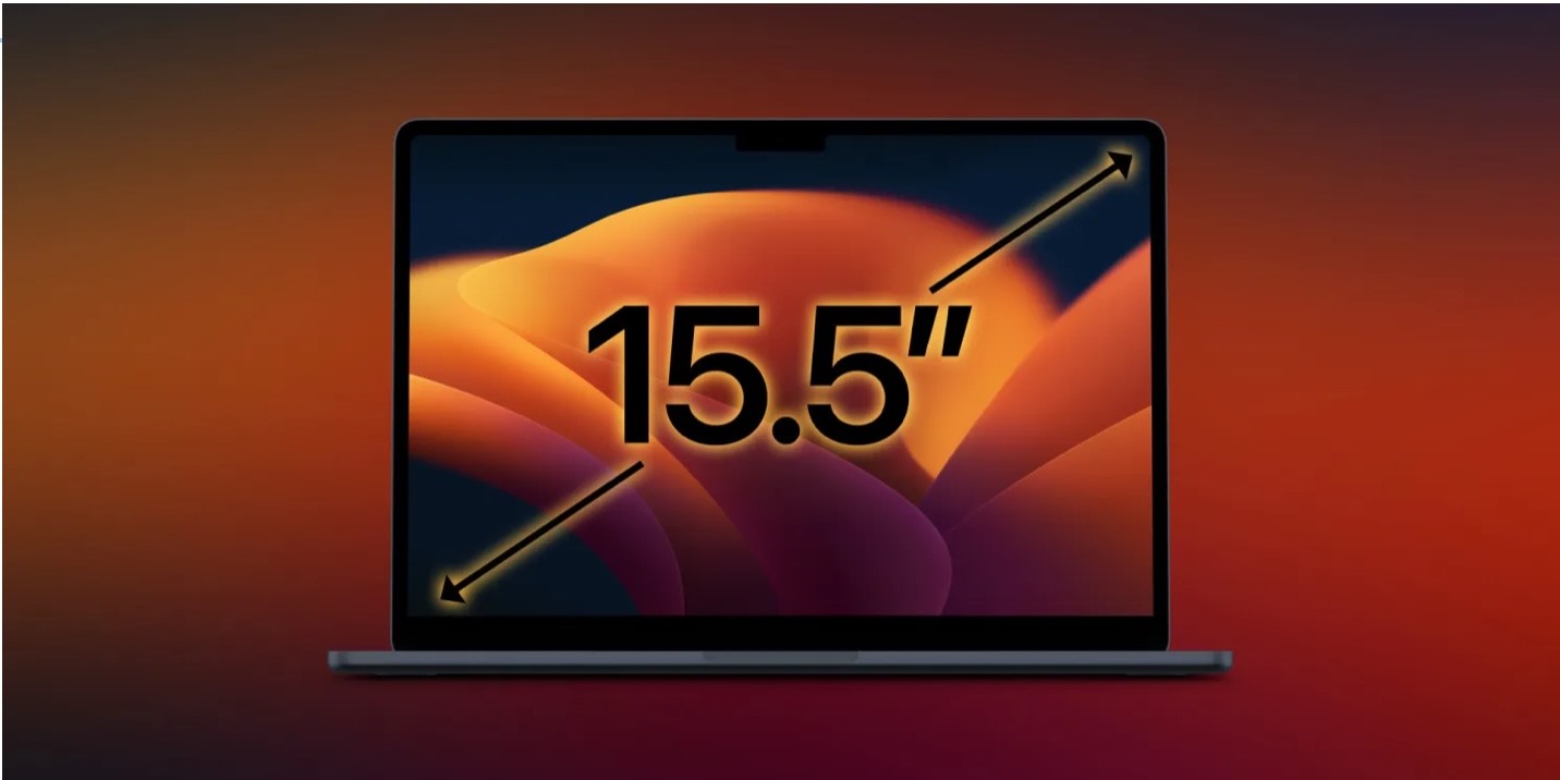 MacBook Air 15 inch được cho là sẽ được trang bị chip M2. Ảnh: 9to5mac