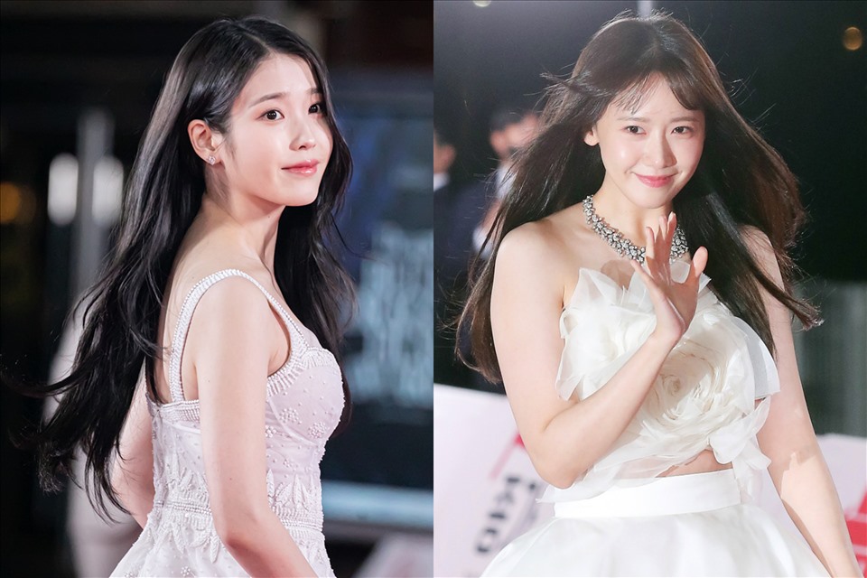 YoonA và IU đọ sắc, trở thành tâm điểm trên thảm đỏ Rồng Xanh 2022