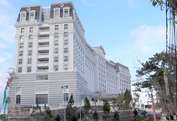 Công trình khách sạn Merperle Dalat Hotel. Ảnh: Bảo Lâm
