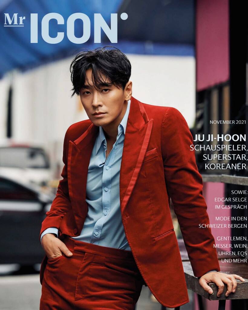 Joo Ji Hoon trên trang bìa tạp chí Mr. ICON. Ảnh: MrICON