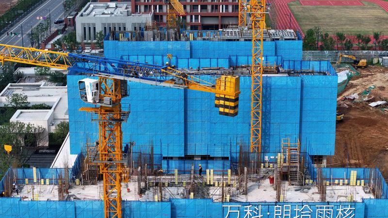Một dự án nhà ở đang được xây dựng của Vanke ở Nam Kinh, Trung Quốc - Ảnh: Getty Images