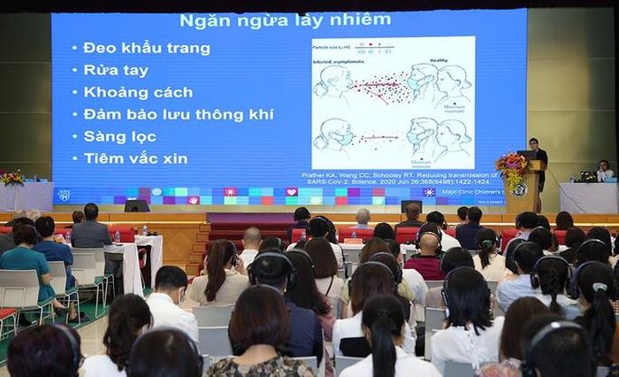 Hội nghị Nhi khoa Việt Nam - Mỹ là dịp các y bác sĩ công tác trong lĩnh vực nhi khoa cập nhật kiến thức