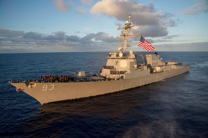 Tàu khu trục tên lửa dẫn đường USS Chung-Hoon. Ảnh: Quân đội Mỹ