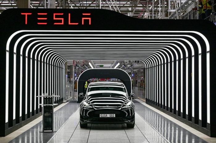  Số lượng xe được Tesla sản xuất và bàn giao trong quý II đã vượt quá những dự đoán của Phố Wall. Ảnh: Reuters. 