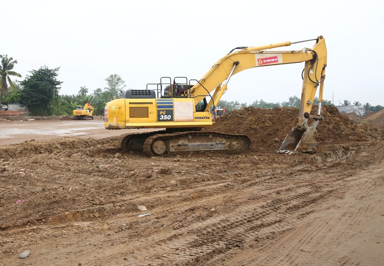 Đến nay mới hoàn thành công tác kiểm đếm 118,59 ha trên tổng số 137,6 ha diện tích đất cần thu hồi tại Dự án cao tốc Biên Hòa - Vũng Tàu, đạt 86,18%. Ảnh: Nhã Chi
